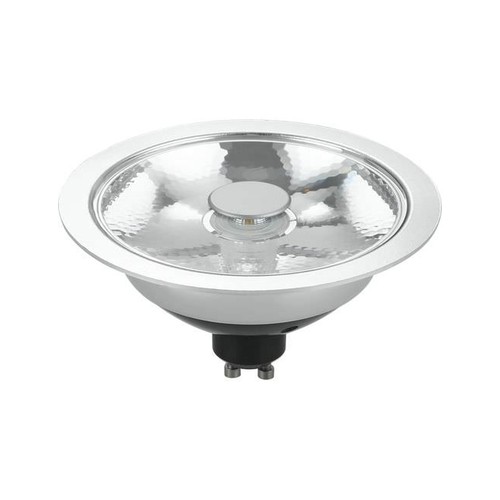 GU10 ES111 10W dæmpbar LED pære - 820lm, 10 grader, 2700K, grå finish