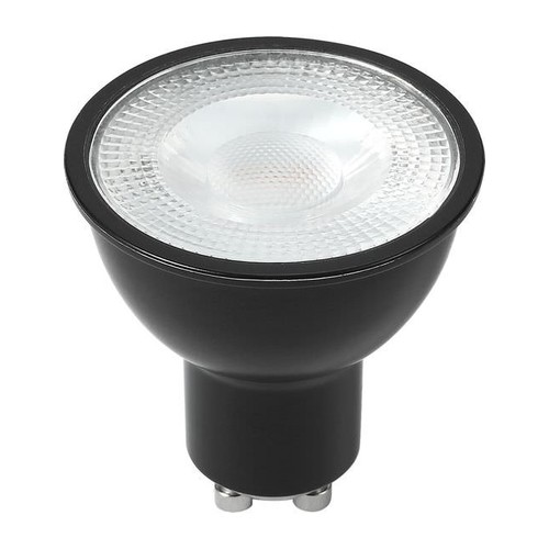 GU10 5W dæmpbar LED pære - 470lm, 2700K, 35°, sort, MR16 størrelse