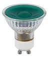 GU10 5W LED pære - Grøn, 38°, glas, 90lm