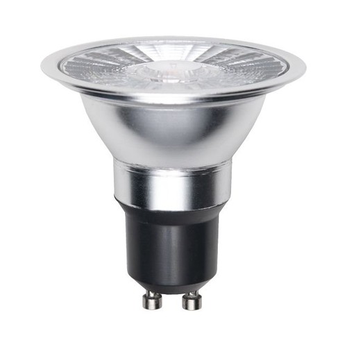 GU10 ES63 8W dæmpbar LED pære - 510lm, 2700K, 38 grader, klar glas