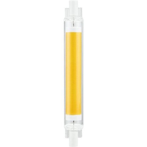 R7S 118mm / 9W dæmpbar LED pære - 900lm, COB, 2700K, klart glas