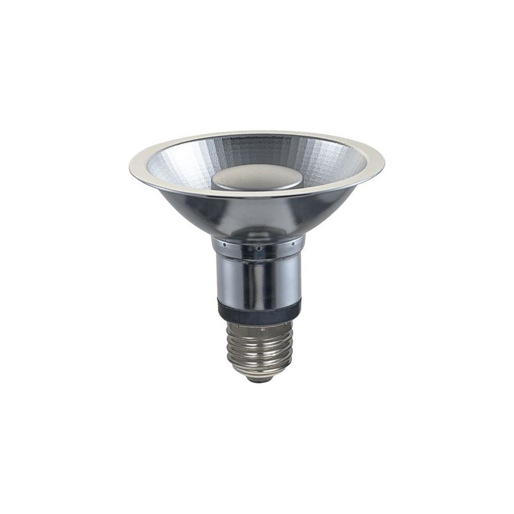 E27 12W dæmpbar PAR30 LED pære – 725lm, 35°, 2700K, grå finish – Dæmpbar : Dæmpbar, Kulør : Varm