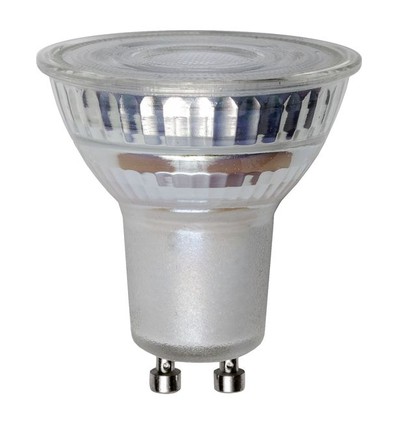 GU10 3,4W dæmpbar LED pære - 320lm, 38°, glas, 3000K