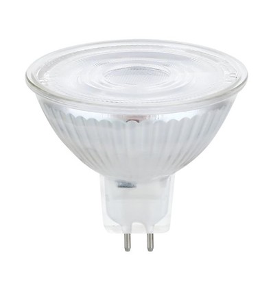 GU5.3 3,4W LED pære, 12V - 410lm, MR16, 36°, glas, varm hvid