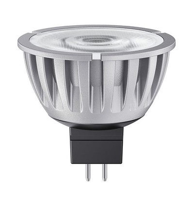 GU5.3 6,5W dæmpbar LED pære, 12V - MR16, 530lm, 36 grader, 2700K