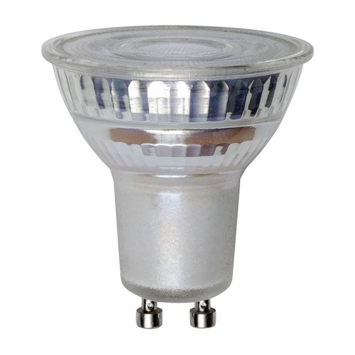 GU10 5,2W dæmpbar LED pære - 470lm, 38°, 4000K, glas, MR16