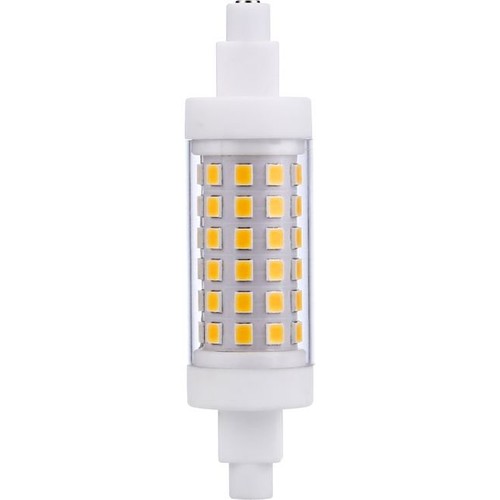R7S 5W dæmpbar LED pære - 470lm, 3000K, klar, keramik