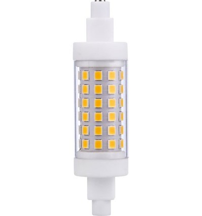 R7S 5W dæmpbar LED pære - 470lm, 3000K, klar, keramik