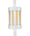 R7S 118mm / 8W dæmpbar LED pære - 950lm, 3000K, klart glas
