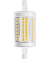 R7S 78mm / 11W LED pære - 1600lm, 3000K, klar glas, keramik