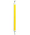R7S 189mm / 17W LED pære - 1700lm, COB, klar glas, varm hvid