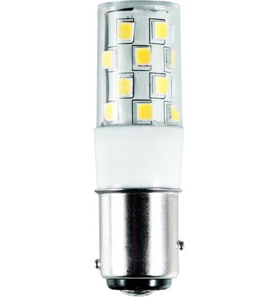 Bay15d 3W LED pære til navigation, 10-30V - 380lm, 5,5cm, IP65, 6500K, EMC godkendt, skibslampe