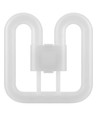 8W GR10q LED - 2D, Sommerfuglerør, 4-pin, 960lm, glas, 3500K
