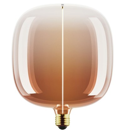 E27 4,8W dæmpbar LED pære - Big Flex Magnetic, 1800K, Tea brown, 200lm