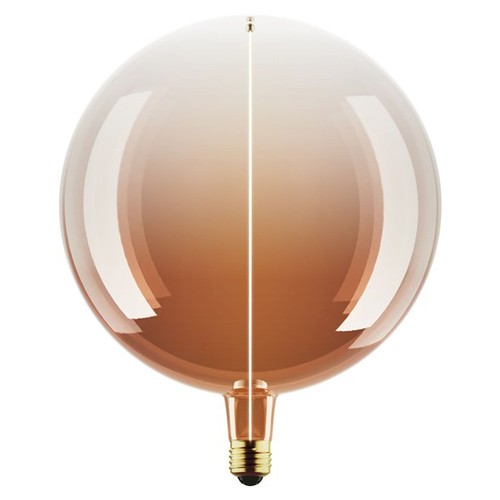 E27 4,8W dæmpbar LED pære - G200, Filament Flex Magnetic, 1800K, Tea brown, 200lm
