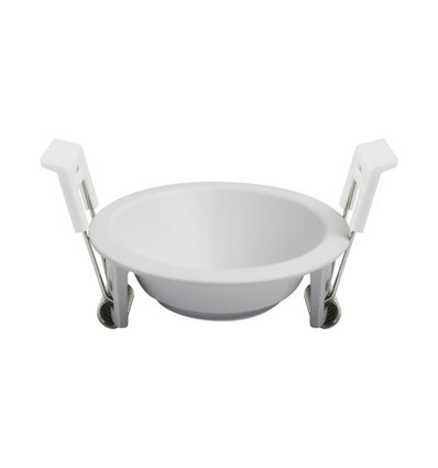 Deep-Deco hvid aluminium downlight ring - Til indbygningsspot, rund