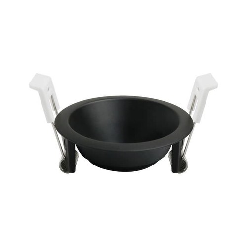 Deep-Deco indbygningsspot ring - Sort aluminium, til GU10/MR16