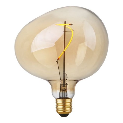 E27 4W dæmpbar LED pære - G150, Filament Flex Snoopy, 2200K, guld glas