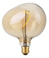 E27 4W dæmpbar LED pære - G150, Filament Flex Snoopy, 2200K, guld glas