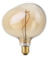 E27 4W dæmpbar LED pære - G150, Filament Flex Snoopy, 2200K, guld glas