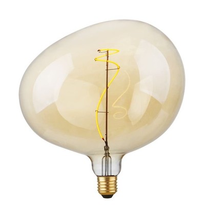 E27 4W Filament Flex Snoopy G220 - 240lm, 2200K, guld glas, dæmpbar