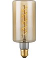 E27 4W dæmpbar LED pære - Filament Flex Bottle, 240lm, 2200K, Guld glas
