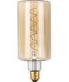E27 4W dæmpbar LED pære - Filament Flex Bottle, 240lm, 2200K, Guld glas