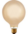 E27 6,5W dæmpbar LED filament pære - G125 Globe, 1800K, Champagne glas, 320lm