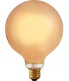 E27 6,5W dæmpbar LED filament pære - G125 Globe, 1800K, Champagne glas, 320lm