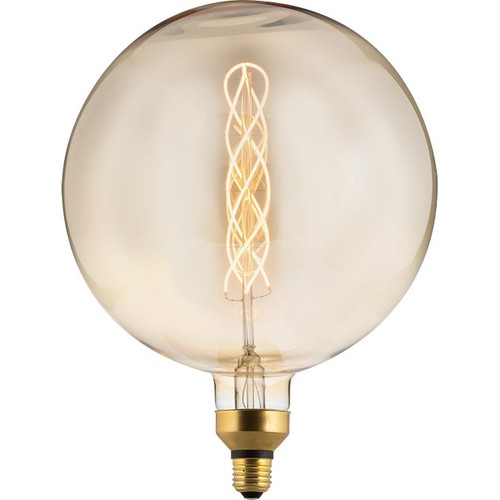 E27 6W XXL Flex Globe G300 filament pære - 250lm, dæmpbar, guld glas, 2000K