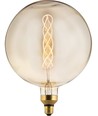 E27 6W XXL Flex Globe G300 filament pære - 250lm, dæmpbar, guld glas, 2000K