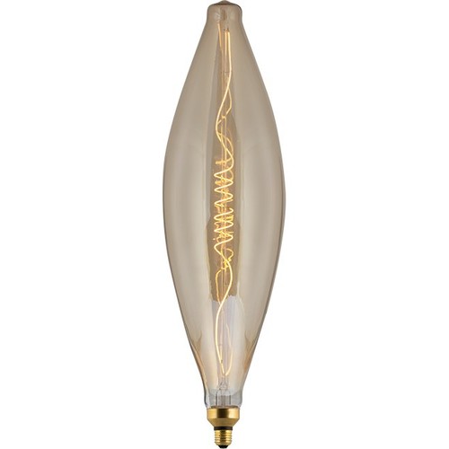 E27 6W XXL Flex CT180 filament pære - 250lm, dæmpbar, guld glas, 2000K