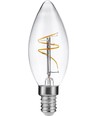 E14 1,5W Slim Flex Filament kronepære - C35, 150lm, 2200K, klar glas