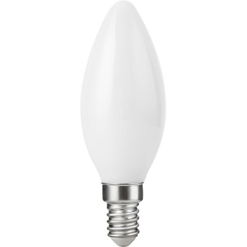 E14 4,7W dæmpbar LED kronepære - Filament, opal glas, 2700K, 470lm