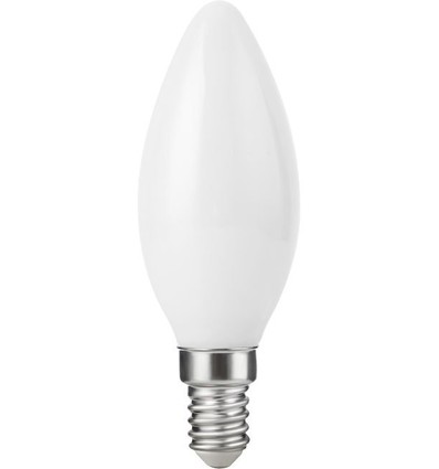 E14 7W dæmpbar LED kertepære - C35, 806lm, opal glas, 2700K