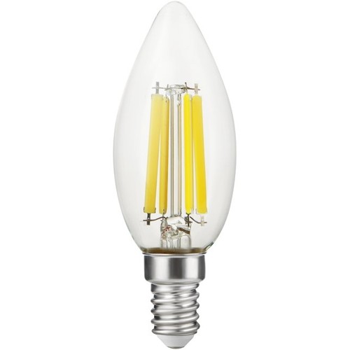 E14 7W dæmpbar LED kertepære - Filament, C35, 806lm, 2700K, klar glas