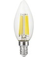 E14 7W dæmpbar LED kertepære - Filament, C35, 806lm, 2700K, klar glas
