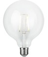 E27 2,5W dæmpbar LED filament pære - G125 Globe, 250lm, 2500K, klart glas