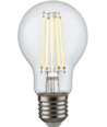 E27 4,7W dæmpbar LED pære - A60, filament, 470lm, 2500K, klar glas