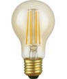 E27 4,7W dæmpbar LED pære - Filament, A60, 470lm, 2200K, guld glas