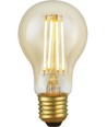 E27 4,7W dæmpbar LED pære - Filament, A60, 470lm, 2200K, guld glas