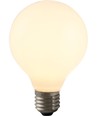 E27 4W dæmpbar LED globepære - G80, opal glas, 2500K, filament