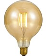 E27 7W dæmpbar LED globepære - G125, filament, 2200K, gyldent glas, 570lm