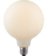 E27 5,5W dæmpbar LED globepære - G125, filament, mat hvid, 2500K, 520lm