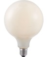 E27 6W dæmpbar LED globepære - G125, filament, opal glas, 2500K