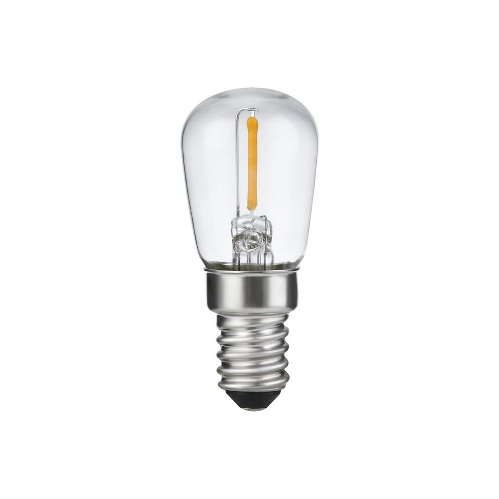 E14 1W LED filament pære – 5,6cm, 2500K, klar, Pygmy – Kulør : Ekstra varm