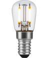 E14 1,5W LED filament pære - 140lm, 2500K, klar, Pygmy 6cm
