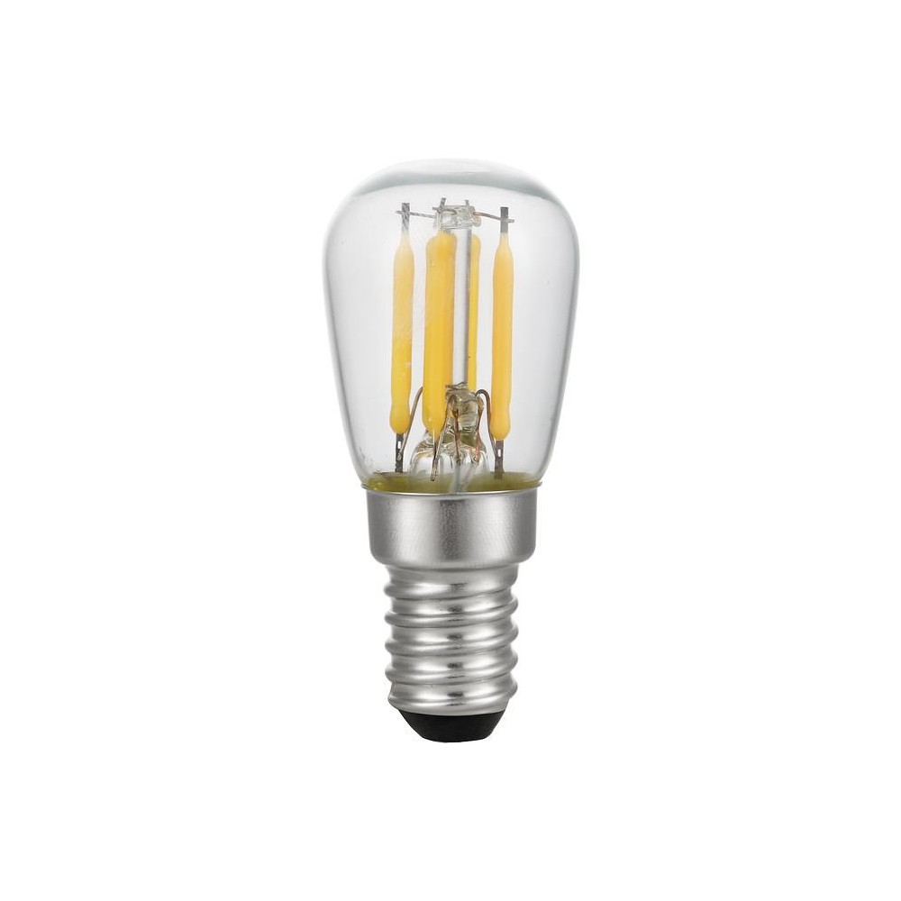 E14 3W dæmpbar LED filament pære – Pygmy, 5,6cm, 220lm, 2700K, klart glas – Dæmpbar : Dæmpbar, Kulør : Varm