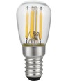 E14 3W dæmpbar LED filament pære - Pygmy, 5,6cm, 220lm, 2700K, klart glas