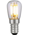 E14 3W dæmpbar LED filament pære - Pygmy, 5,6cm, 220lm, 2700K, klart glas